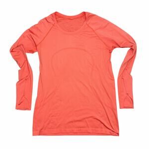 Lululemon Swiftly Tech Longsleeve Shirt Orange Size 12